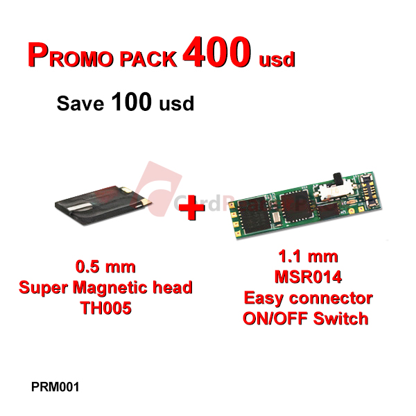 Promo pack MSR014 and 0.5 mm magnetic head PRM001
